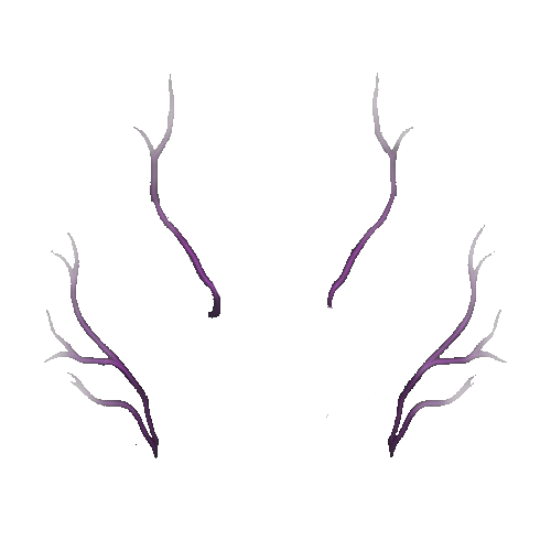 Glowing veins around eyes emerging from the fog